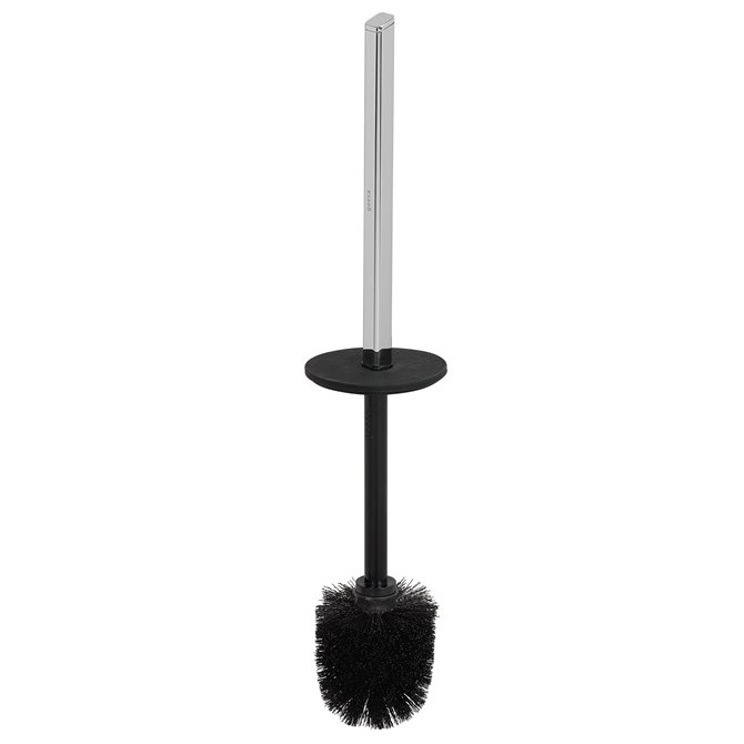 8712163215581_geesa_shiftchr_imitp_Toilet brush holder chrome black lid and brush LOS